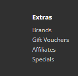 extras brands
